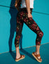 SA Exclusive Love Me Some Floral Capri Pocket Leggings