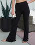 SA Exclusive Black Pocket Flare Leggings