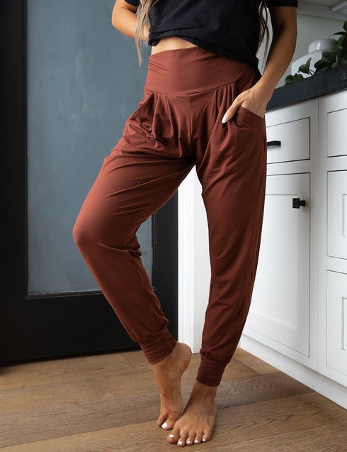 SA Exclusive Brown Harem Pocket Pants