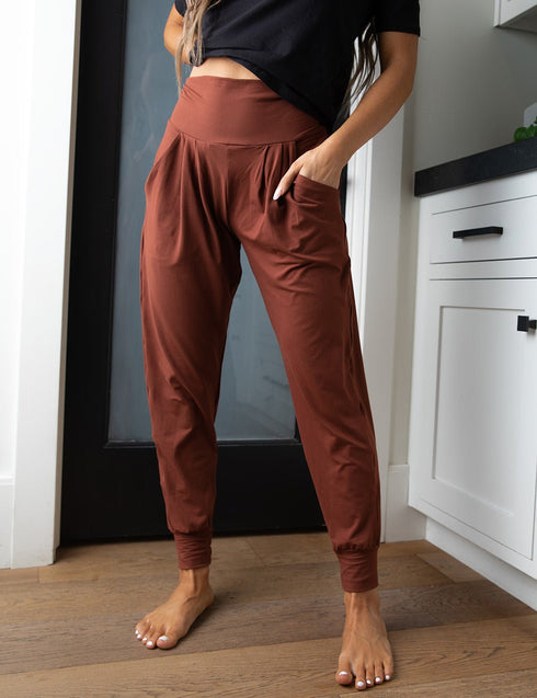 SA Exclusive Brown Harem Pocket Pants