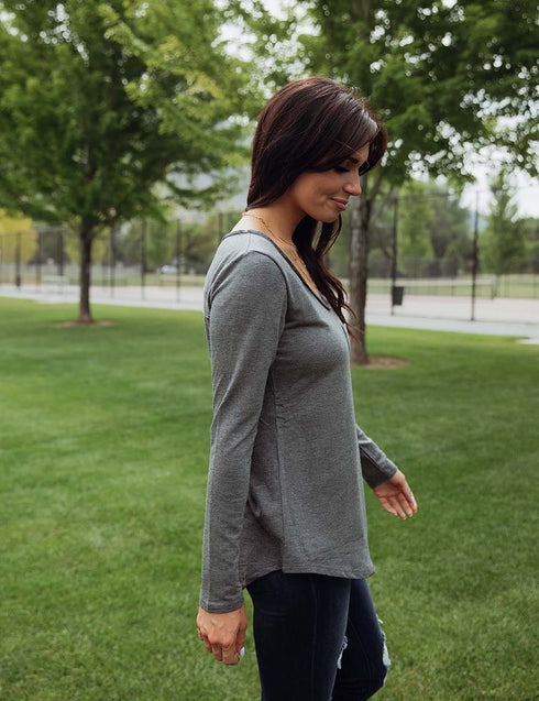 Casual Comfort Pocket Top