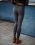 SA Exclusive Charcoal Solid Leggings