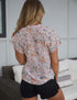 Compelling Mandarin Floral Top