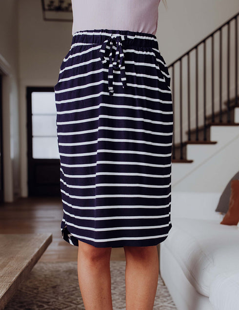 Don't Waste a Moment Stripe Skirt