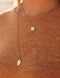 Double The Pleasure Hammered Necklace