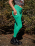 SA Emerald Cross Waistband Pocket Leggings