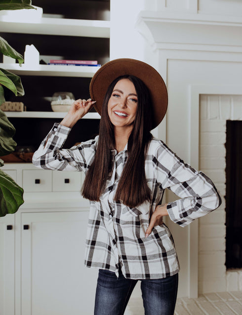 Endless Plaid Top