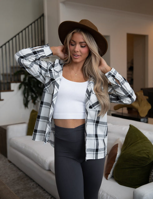 Endless Plaid Top