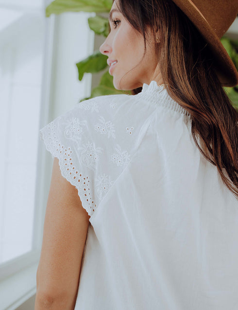 Eyelet Dreams Top