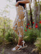 SA Exclusive Field of Floral Capri Leggings