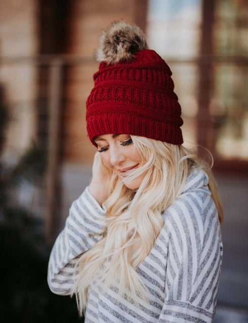 Furry Slouch Beanie