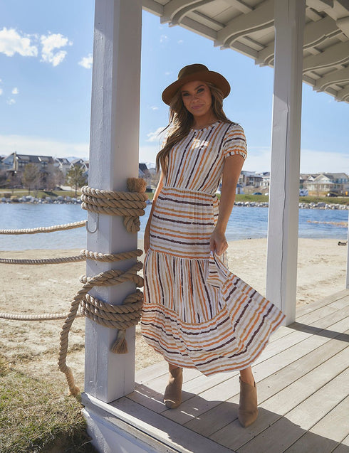 In Your Heart Stripe Dress