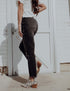 KanCan Black Distressed Mom Jeans