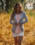 Let's Get Started Stripe Cardigan