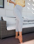 SA Exclusive Light Gray Solid Capri Pocket Leggings