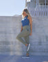 SA Exclusive Light Olive Pocket Solid Leggings