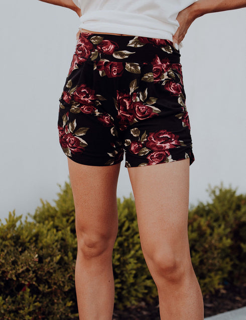 SA Exclusive Love Me Some Floral Harem Shorts