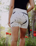 SA Exclusive Marble Yoga Shorts