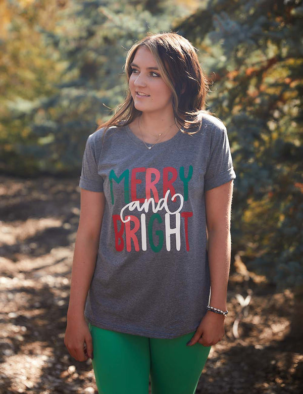 Merry And Bright Graphic Tee