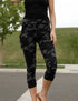 SA Exclusive Midnight Camo Capri Pocket Leggings