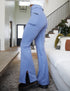 SA Exclusive Periwinkle Pocket Flare Leggings