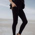 SA Exclusive Black Pocket Solid Leggings