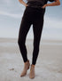 SA Exclusive Black Pocket Solid Leggings