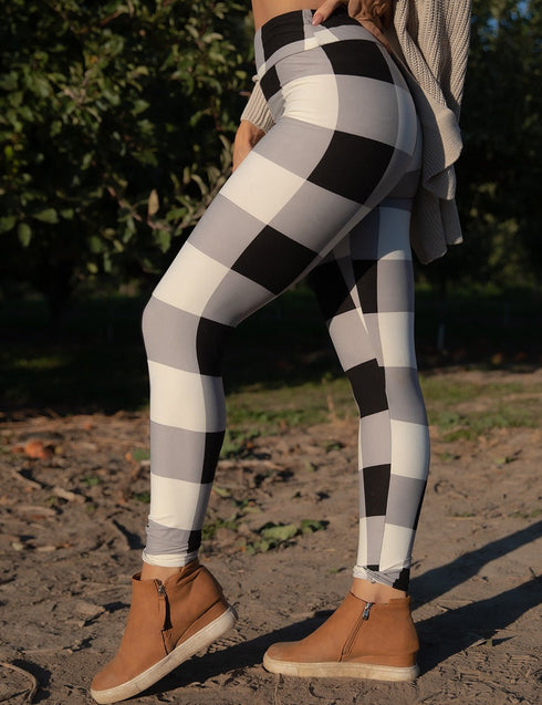 SA Exclusive White Blockin' Around Leggings