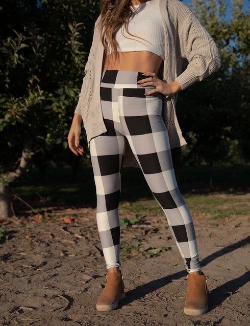 SA Exclusive White Blockin' Around Leggings