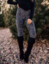 SA Exclusive Sassy Grey and Black Leopard Leggings