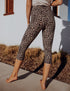 SA Exclusive Sassy Tan and Black Leopard Capri Leggings