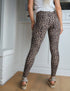 SA Sassy Tan Leopard Cross Waistband Pocket Leggings