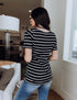 Share Your Thoughts Stripe Top