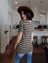 Share Your Thoughts Stripe Top