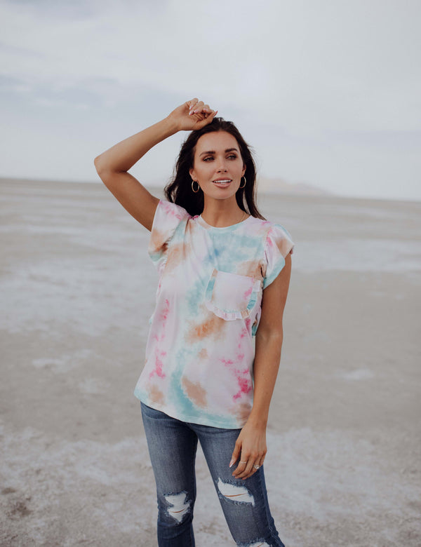 Show Your Devotion Tie Dye Top