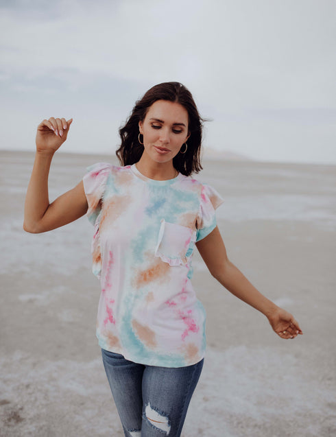 Show Your Devotion Tie Dye Top