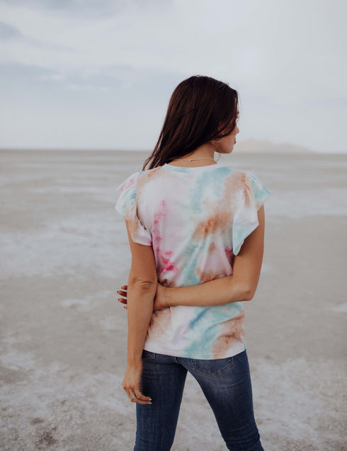 Show Your Devotion Tie Dye Top