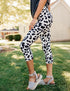 SA Exclusive Snow Leopard Capri Leggings