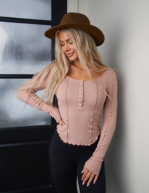 Sweet Ideas Ruffle Top