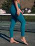 SA Exclusive Teal Solid Leggings