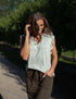 Unwritten Rules Ruffle Top