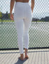 SA Exclusive White Solid Leggings