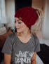 Woven with Love Ponytail Beanie